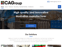 Tablet Screenshot of cagroup.com.au